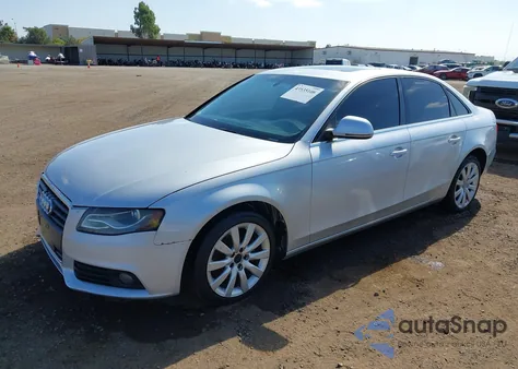 2009 Audi A4 2.0T Premium from USA, damaged, VIN WAUSF78K89N014781
